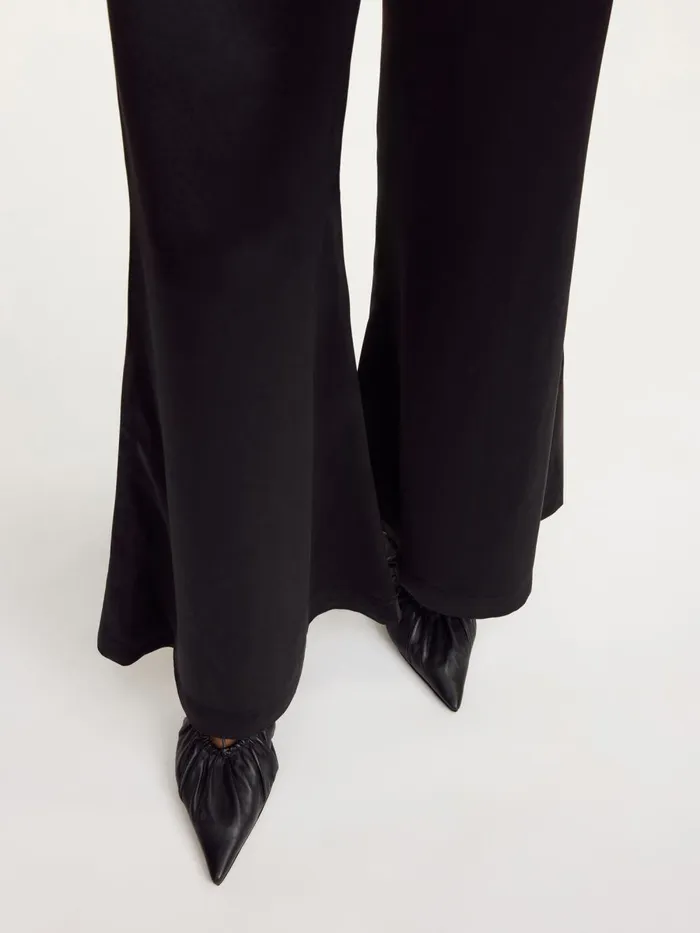 Trousers Women By Malene Birger Lucee Flared Trousers Black Trousers Women By Malene Birger Lucee Flared Trousers Black