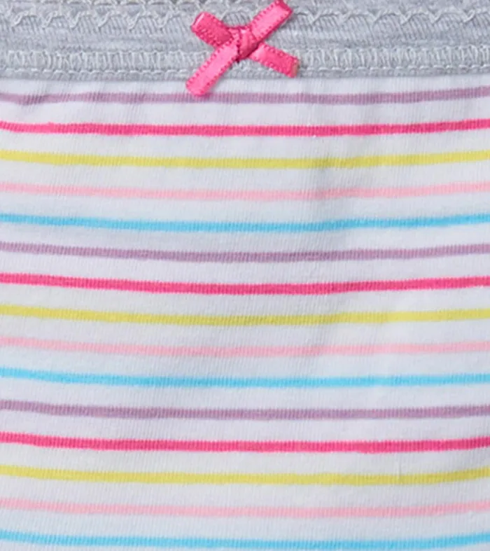 Underwear Girls Hatley Girls Vibrant Stripes 3 Pack Hipster Underwear
