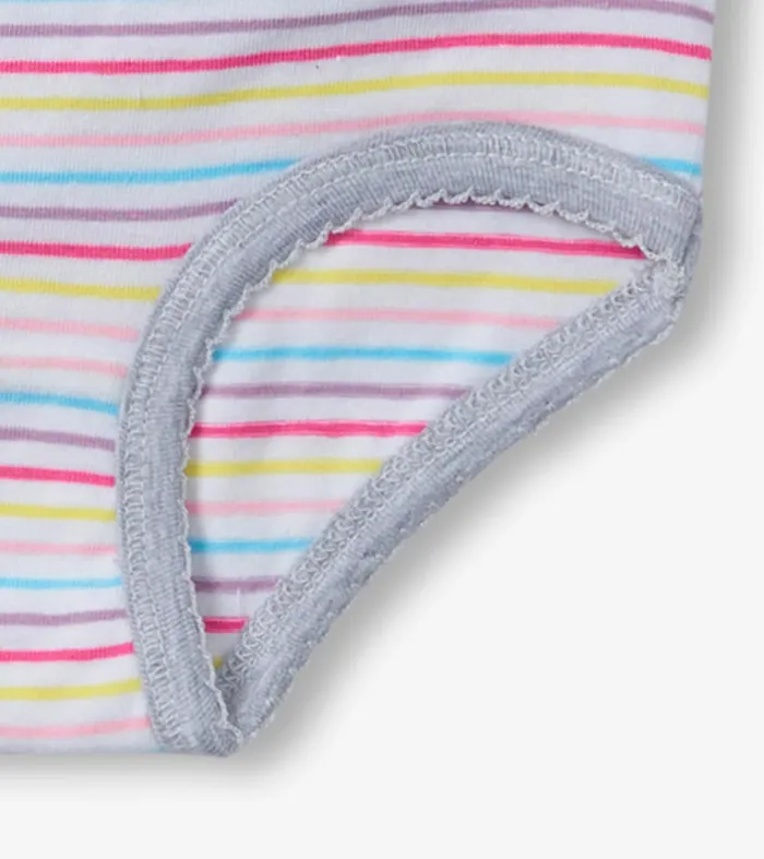 Underwear Girls Hatley Girls Vibrant Stripes 3 Pack Hipster Underwear