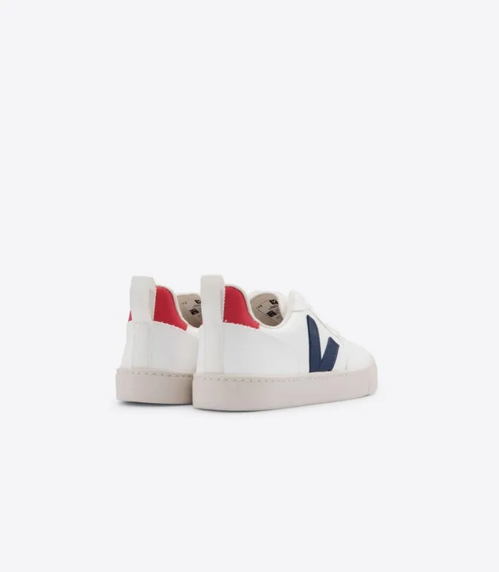 VEJA V10 Kids V10 LACES CWL WHITE COBALT PEKIN