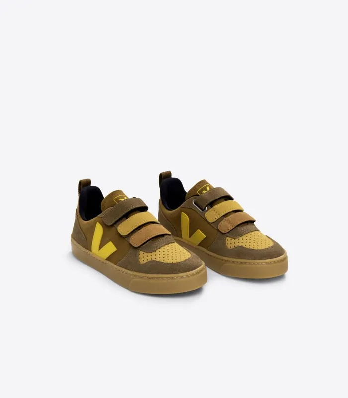 VEJA V10 Kids V10 SUEDE MULTICO CAMEL
