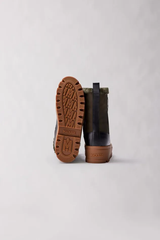 Winter Boots Women Mackage HEROW Shearlinglined Winter Boot For Women Army Winter Boots Women Mackage HEROW Shearlinglined Winter Boot For Women Army