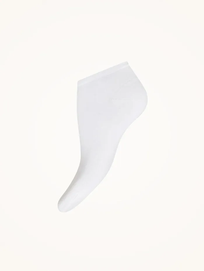 Wolford Socks Cotton Sneaker Socks White 8211 Women