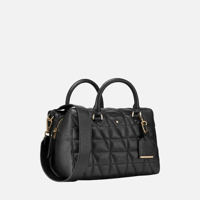 Woman Geox Bags SAFFIRIA WOMAN Black Handbag Black