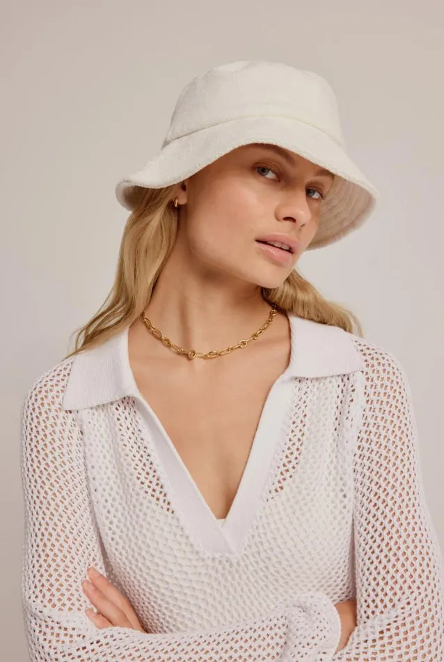 WomanMan Venroy Accessories Woven Terry Bucket Hat
