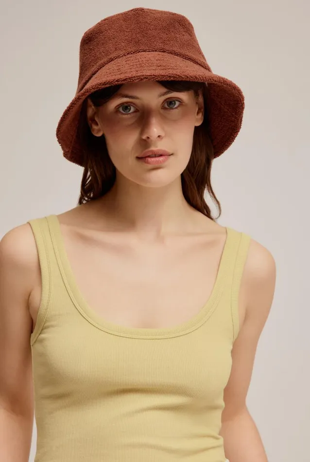 WomanMan Venroy Accessories Woven Terry Bucket Hat