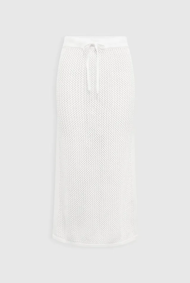 Woman Venroy Knitwear Crochet Border Skirt