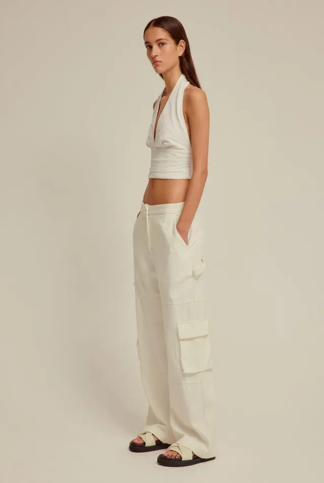 Woman Venroy Pants Utility Cotton Cargo Pant