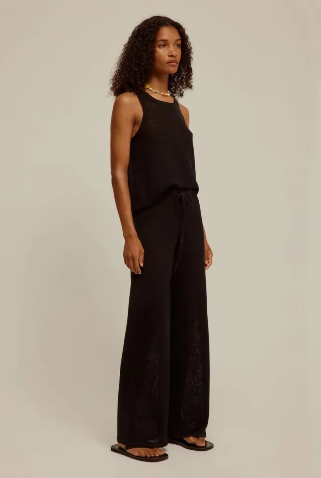 Woman Venroy TShirts and Tanks Linen Knitted Tank