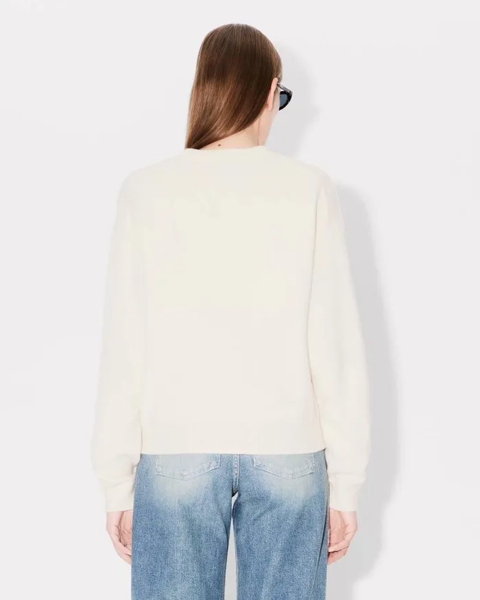 Women 039Boke Flower039 Jumper In Wool Off White Kenzo Sweaters And Cardigans