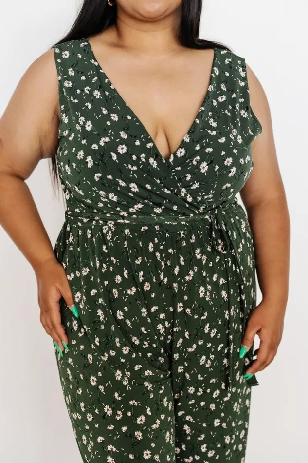 Women Ashlyn Jumpsuit Green Floral Baltic Born Jumpsuits and Rompers Women Ashlyn Jumpsuit Green Floral Baltic Born Jumpsuits and Rompers