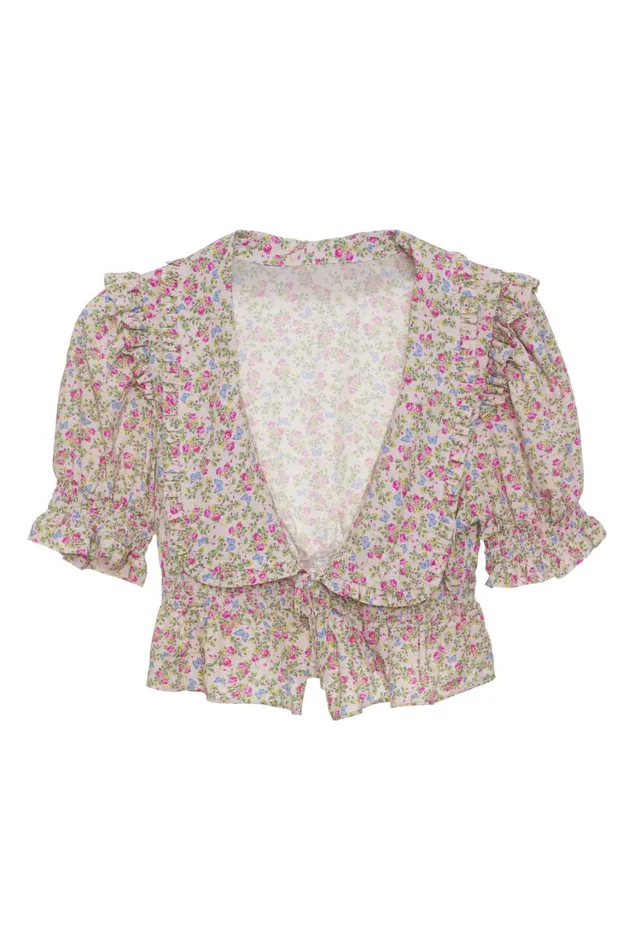 Women Baby Butterflies Sleep Top Multi For Love and Lemons Lingerie