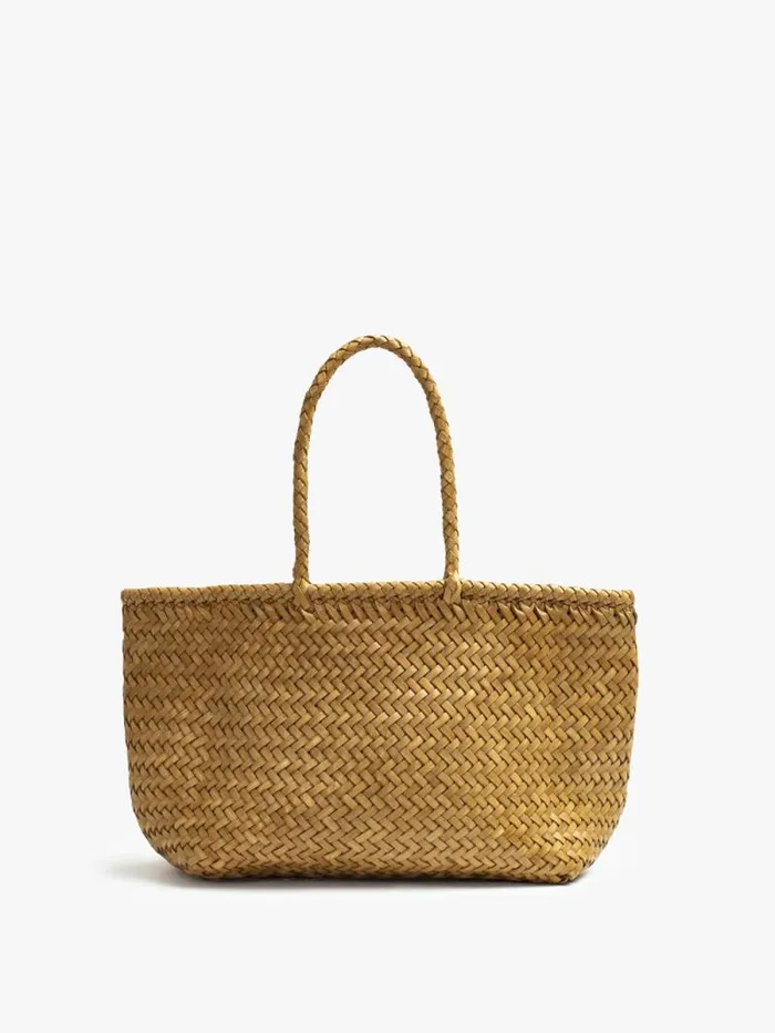 Women Bags Mother Denim Majuli Small Leather Tote Lightpastel Green