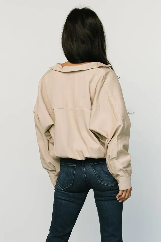 Women Beckett Bomber Jacket Tan Baltic Born Outerwear Women Beckett Bomber Jacket Tan Baltic Born Outerwear