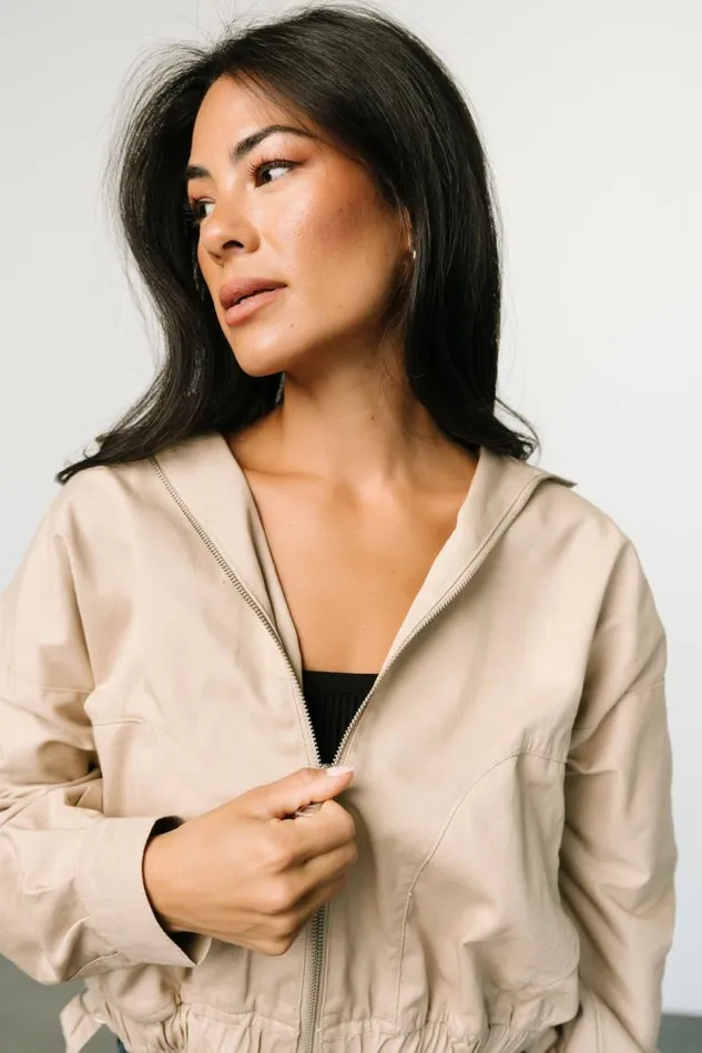 Women Beckett Bomber Jacket Tan Baltic Born Outerwear Women Beckett Bomber Jacket Tan Baltic Born Outerwear
