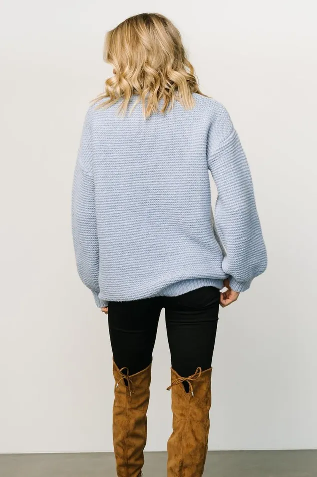 Women Bentley Chunky Knit Sweater Blue Baltic Born Sweaters Women Bentley Chunky Knit Sweater Blue Baltic Born Sweaters