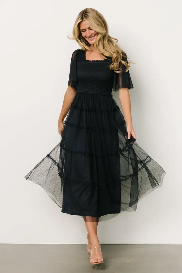Women Bexley Tulle Dress Midnight Blue Baltic Born Tulle Styles