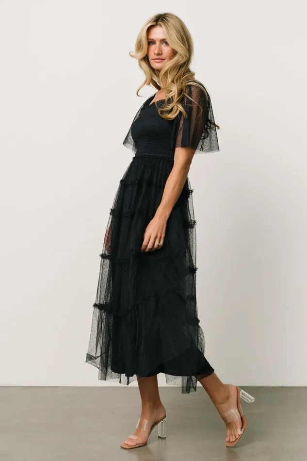 Women Bexley Tulle Dress Midnight Blue Baltic Born Tulle Styles
