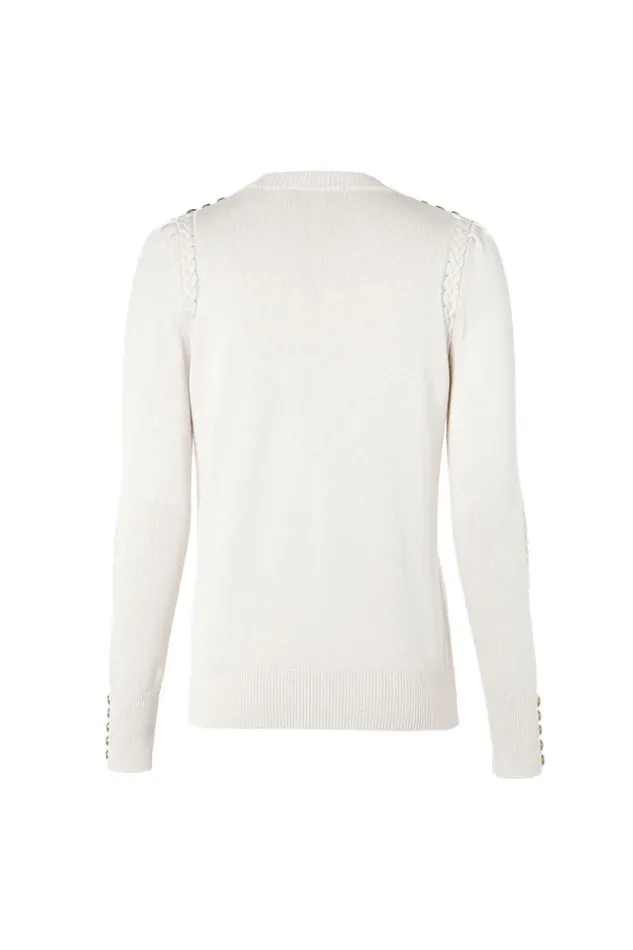 Women Bibury Crew Neck Knit Almond Holland Cooper Knitwear Women Bibury Crew Neck Knit Almond Holland Cooper Knitwear