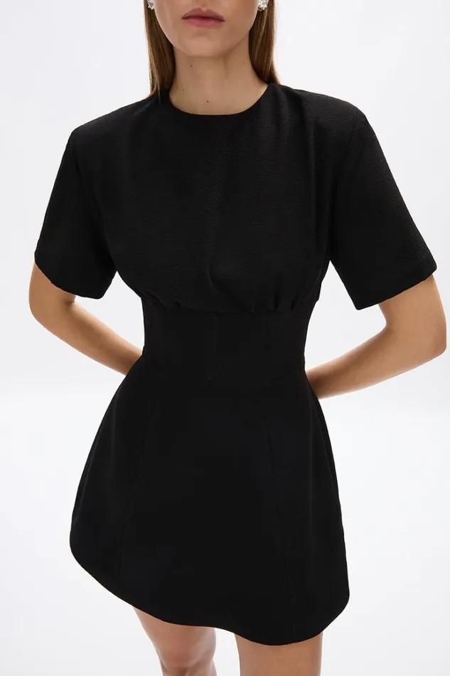 Women Black Dresses Rachel Gilbert Dover Mini Black Women Black Dresses Rachel Gilbert Dover Mini Black