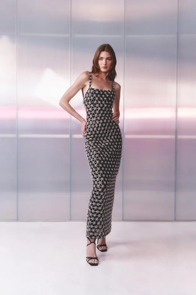 Women Black Dresses Rachel Gilbert NIXON GOWN Women Black Dresses Rachel Gilbert NIXON GOWN