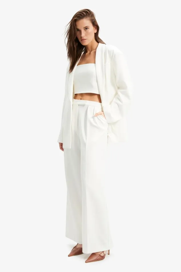 Women Blazers Bardot Malene Oversized Blazer In Orchid White Orchid White Women Blazers Bardot Malene Oversized Blazer In Orchid White Orchid White