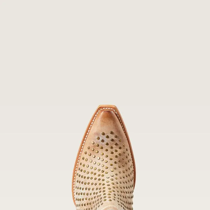Women Booties Ariat Dixon Studs Western Boot Old West Tan Women Booties Ariat Dixon Studs Western Boot Old West Tan