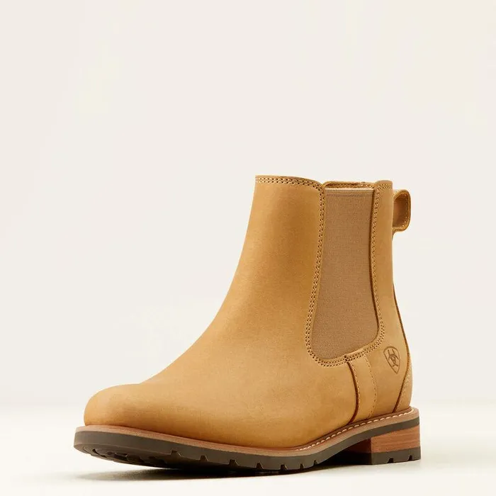 Women Booties Ariat Wexford Chelsea Boot Natural Tan