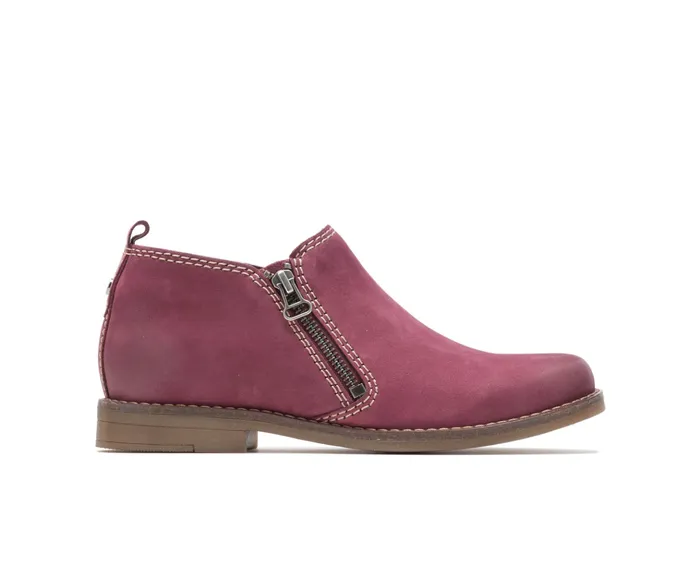 Women Boots Hush Puppies Mazin Cayto Dark Wine Nubuck