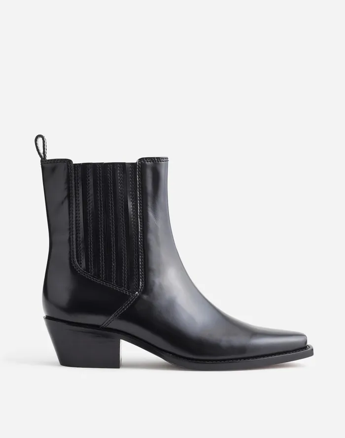 Women Boots Madewell The Ingrid Chelsea Boot True Black