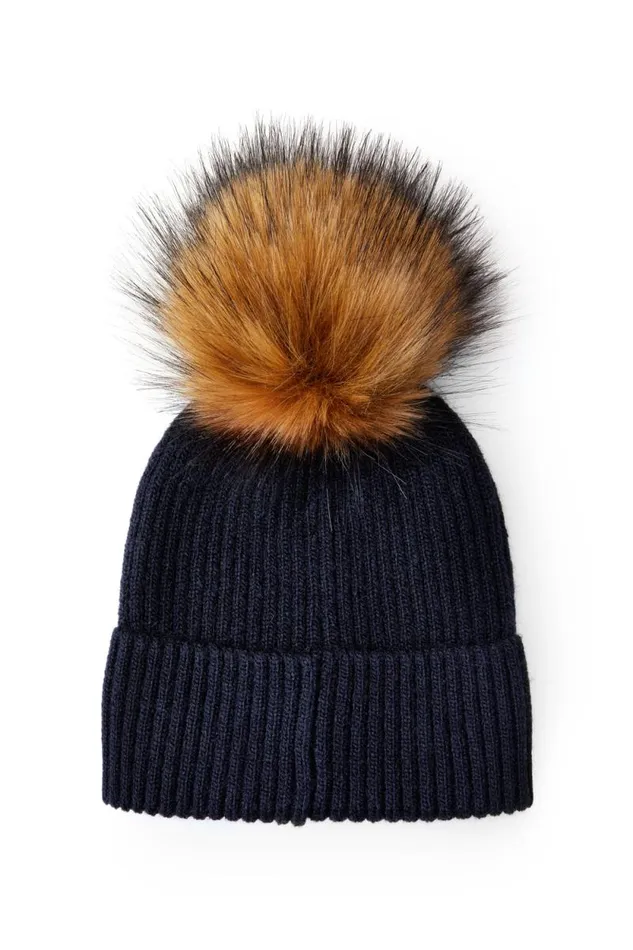 Women Burghley Bobble Hat Ink Navy Holland Cooper Hats and Headbands Women Burghley Bobble Hat Ink Navy Holland Cooper Hats and Headbands