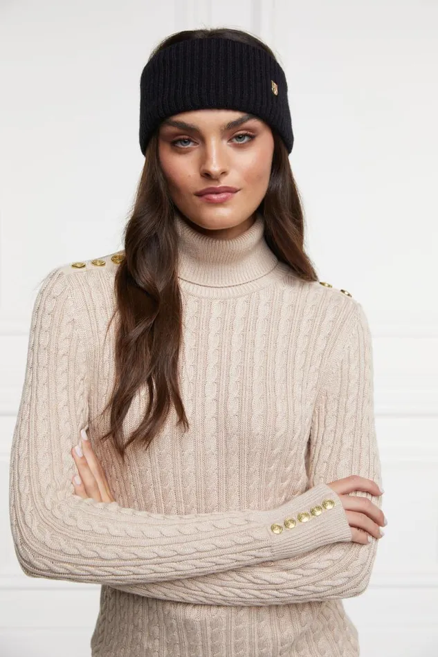 Women Burghley Headband Black Holland Cooper Hats and Headbands Women Burghley Headband Black Holland Cooper Hats and Headbands