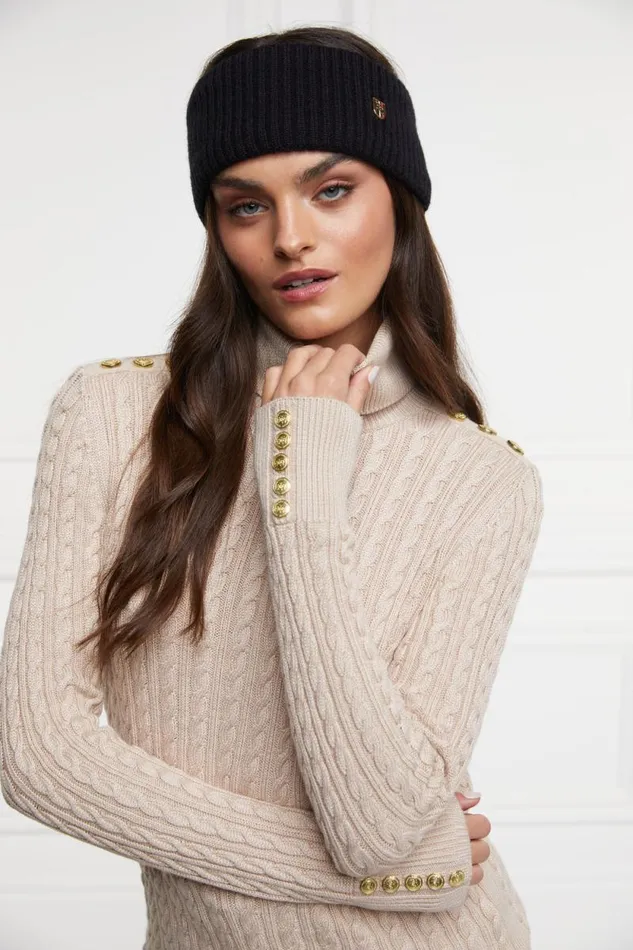 Women Burghley Headband Black Holland Cooper Hats and Headbands Women Burghley Headband Black Holland Cooper Hats and Headbands
