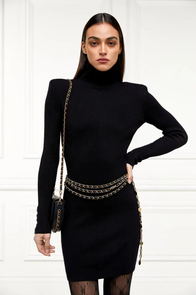 Women Chain Belt Black Gold Holland Cooper Belts Women Chain Belt Black Gold Holland Cooper Belts