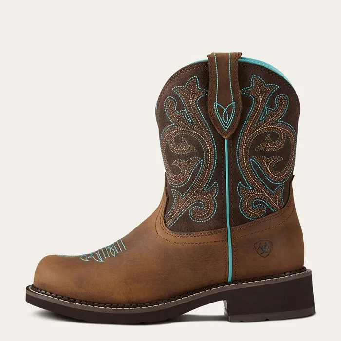 Women Chelsea Boots Ariat Fatbaby Heritage Western Boot Distressed Brownandfudge Women Chelsea Boots Ariat Fatbaby Heritage Western Boot Distressed Brownandfudge