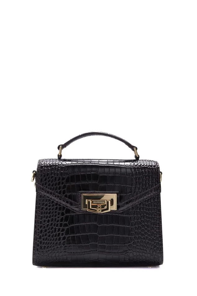 Women Cheltenham Bag Rich Chocolate Croc Holland Cooper Bags