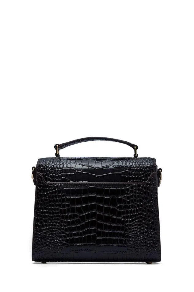 Women Cheltenham Bag Rich Chocolate Croc Holland Cooper Bags