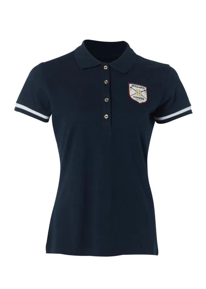 Women Classic Polo Shirt Ink Navy Holland Cooper Polo Shirts Women Classic Polo Shirt Ink Navy Holland Cooper Polo Shirts
