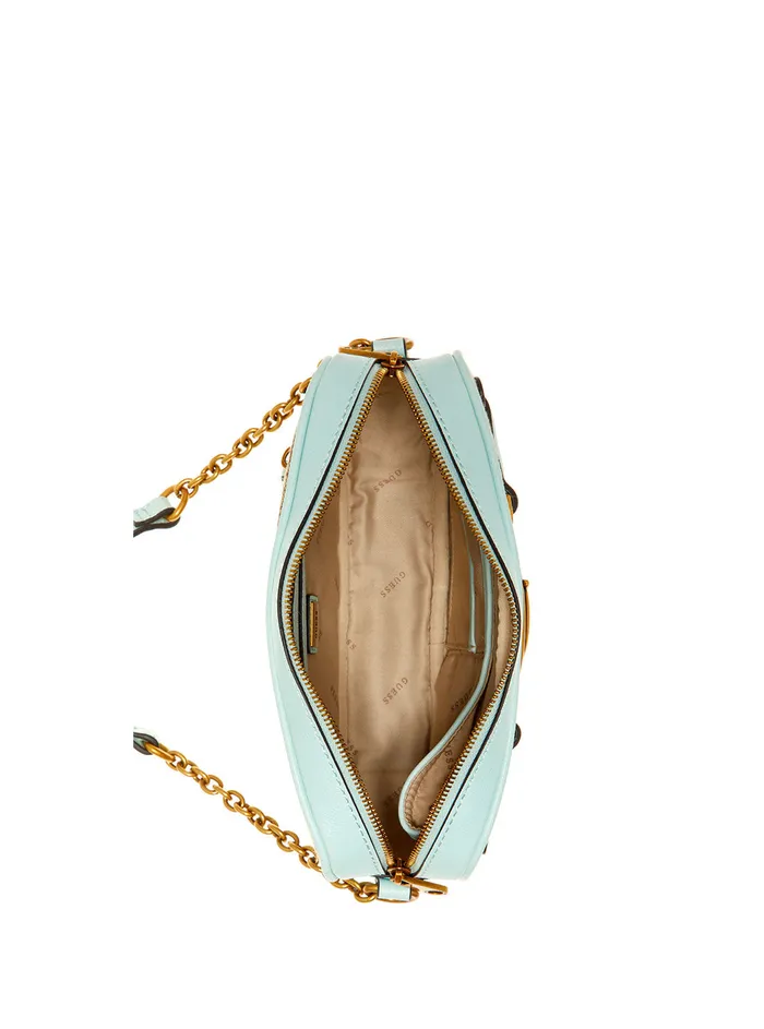 Women Crossbody GUESS Brown Blue Aviana Crossbody Camera Bag Women Crossbody GUESS Brown Blue Aviana Crossbody Camera Bag