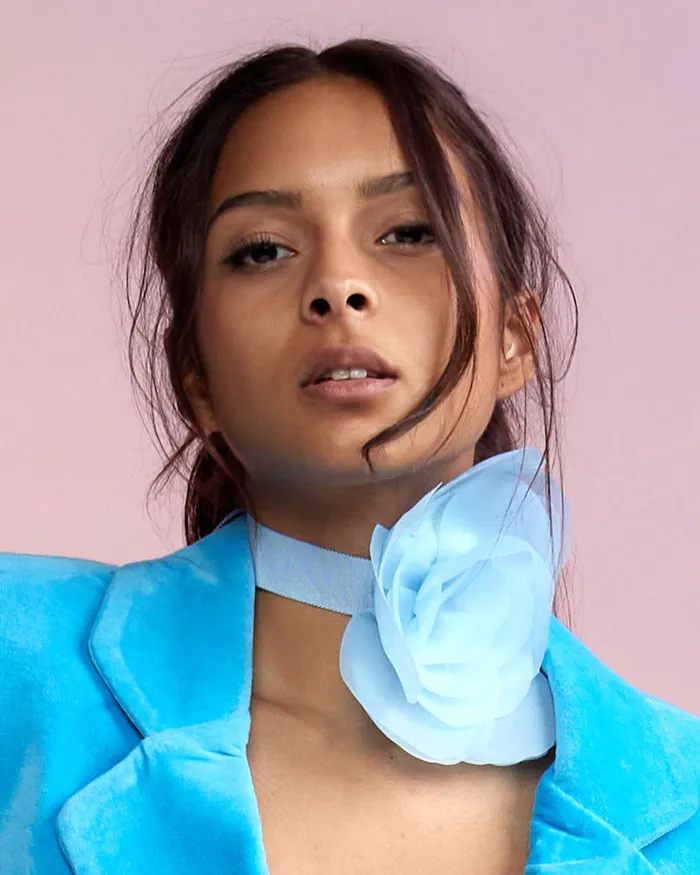 Women Cynthia Rowley Accessories Organza Flower Ties Blue Women Cynthia Rowley Accessories Organza Flower Ties Blue