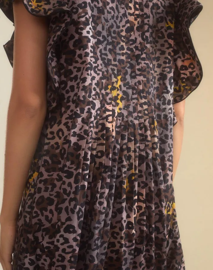 Women Cynthia Rowley Dresses Malta Kaftan Leopd
