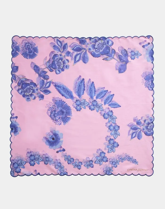 Women Cynthia Rowley Home Scallop Embroidered Edge Dinner Napkin Pink Women Cynthia Rowley Home Scallop Embroidered Edge Dinner Napkin Pink
