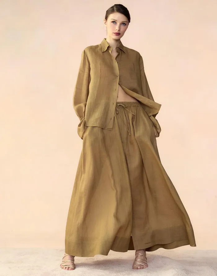 Women Cynthia Rowley Tops Baleira Blouse Gldylw Women Cynthia Rowley Tops Baleira Blouse Gldylw