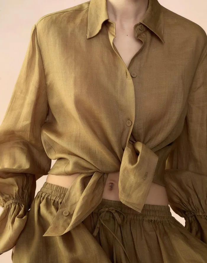 Women Cynthia Rowley Tops Baleira Blouse Gldylw Women Cynthia Rowley Tops Baleira Blouse Gldylw