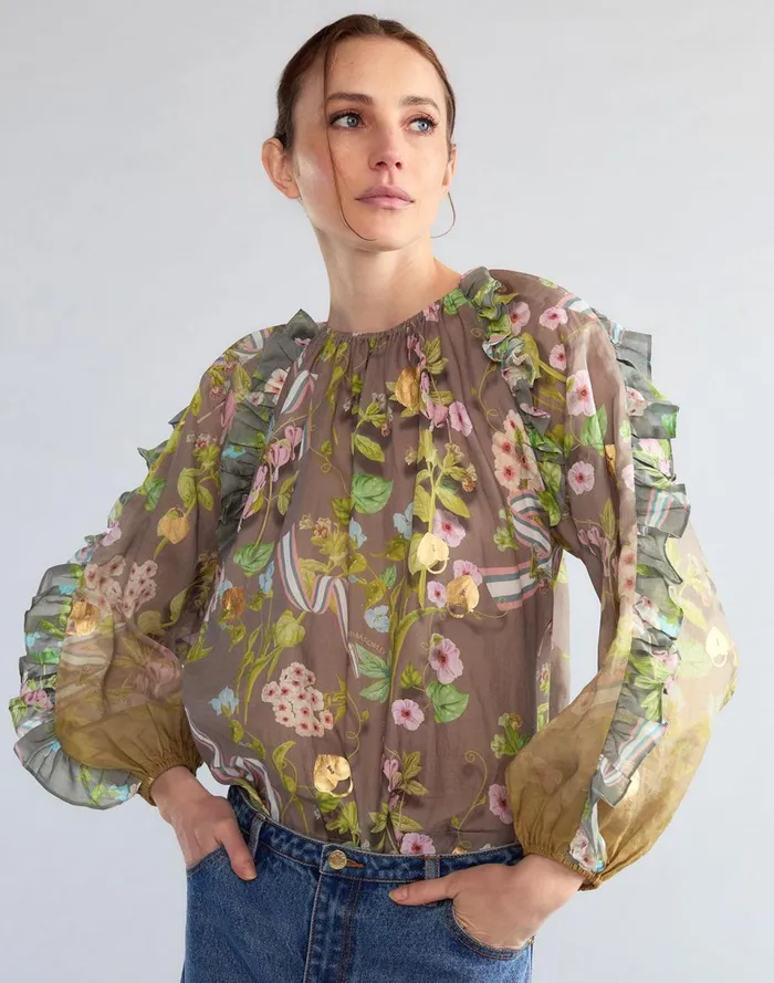 Women Cynthia Rowley Tops Dawn Blouse Cmlmlt
