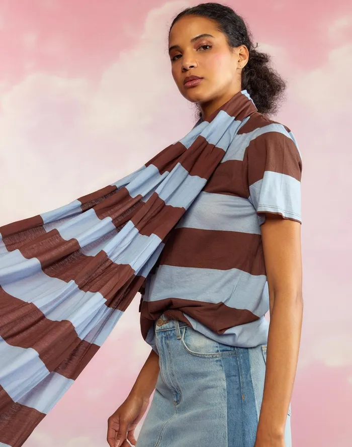 Women Cynthia Rowley Tops Everyday Striped Tee Blubrw