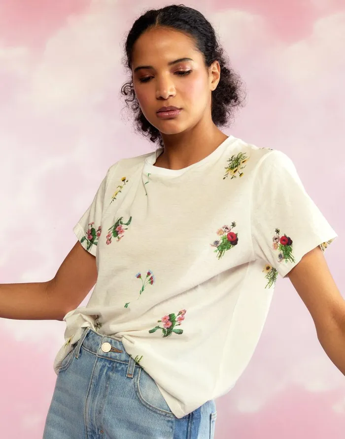 Women Cynthia Rowley Tops Everyday Tees White Women Cynthia Rowley Tops Everyday Tees White