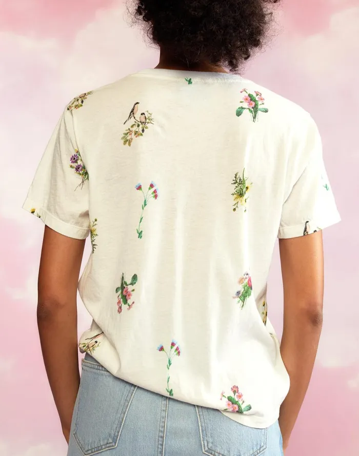 Women Cynthia Rowley Tops Everyday Tees White Women Cynthia Rowley Tops Everyday Tees White