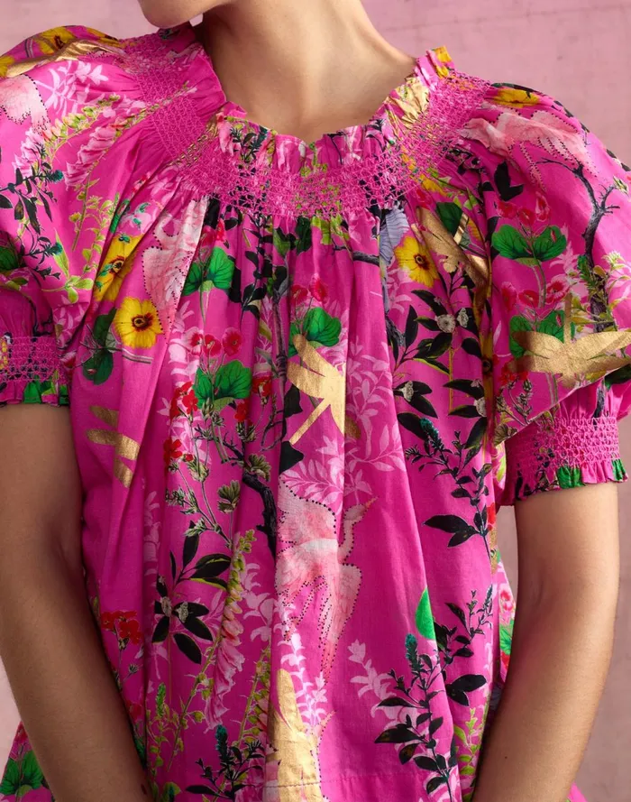 Women Cynthia Rowley Tops Malta Off Shoulder Blouse Pnkfl Women Cynthia Rowley Tops Malta Off Shoulder Blouse Pnkfl