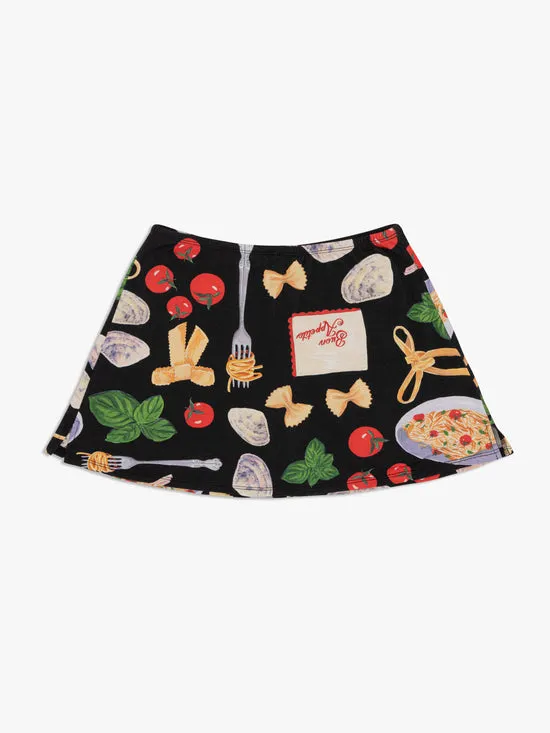 Women Darcy Skort Buon Appetito Black Bottoms Lisa Says Gah